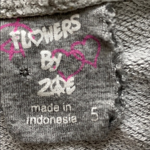 Flowers by Zoe Heart Emoji Zip-up Hoodie - Picture 3 of 4